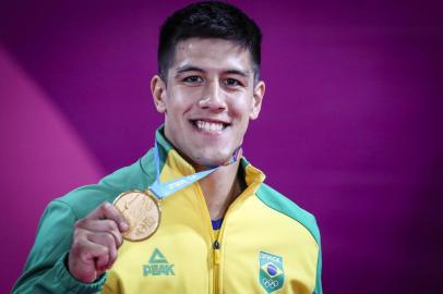  10.08.2019 - Jogos Pan-Americanos Lima 2019 - Lima (PER)  - VIDENA - Judô - .na foto: Eduardo Yudy ganhou a medalha de ouro na categoria até 81kg. Foto: Wander Roberto/COBIndexador: Wander Roberto/COBFotógrafo: Wander Roberto/COB