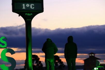 Frio nos campos de cima da serra, na imagem a cidade de São José dos Ausentes