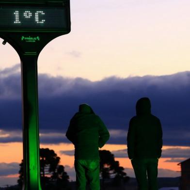 Frio nos campos de cima da serra, na imagem a cidade de São José dos Ausentes