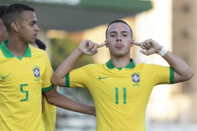 João Peglow, atacante da base do Inter, marcou na vitória da seleção brasileira sub-17 em amistoso com o Chile