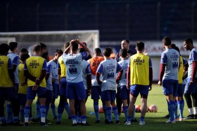  CAXIAS DO SUL, RS, BRASIL (15/08/2019)Treino do Ser Caxias no estádio centenário em caxias do Sul. (Antonio Valiente/Agência RBS)