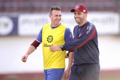  CAXIAS DO SUL, RS, BRASIL (15/08/2019)Treino do Ser Caxias no estádio centenário em caxias do Sul. (Antonio Valiente/Agência RBS)