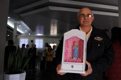  CAXIAS DO SUL, RS, BRASIL, 16/08/2019 - Paróquia do bairro Santa Catarina realizou encontro com procissão e celebração abrindo a festividade anual das capelinhas da comunidade. NA FOTO: Paulo Luís Zanette, 53 anos. (Marcelo Casagrande/Agência RBS)