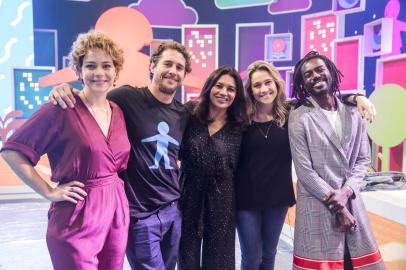  Os apresentadores do `Criança Esperança 2019¿ Leandra Leal, Flavio Canto, Dira Paes, Fernanda Gentil e Jonathan Azevedo.