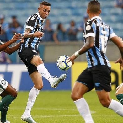  PORTO ALEGRE, RS, BRASIL,17/08/2019- Grêmio x Palmeiras: partida válida pela 15° rodada do Brasileirão. (FOTOGRAFO: MATEUS BRUXEL / AGENCIA RBS)