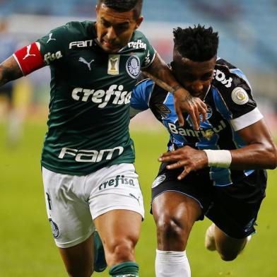  PORTO ALEGRE, RS, BRASIL,17/08/2019- Grêmio x Palmeiras: partida válida pela 15° rodada do Brasileirão. (FOTOGRAFO: MATEUS BRUXEL / AGENCIA RBS)