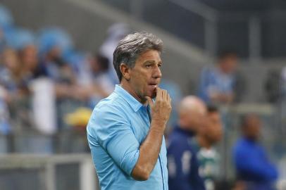  PORTO ALEGRE, RS, BRASIL,17/08/2019- Grêmio x Palmeiras: partida válida pela 15° rodada do Brasileirão. (FOTOGRAFO: MATEUS BRUXEL / AGENCIA RBS)