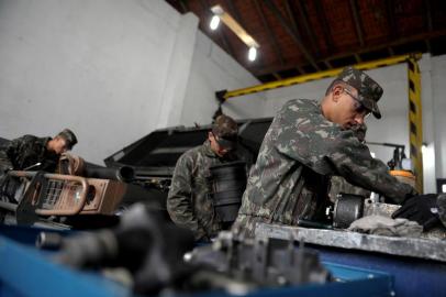  CAXIAS DO SUL, RS, BRASIL, 13/08/2019Iniciativa que torna o serviço militar profissionalizante. (Lucas Amorelli/Agência RBS)