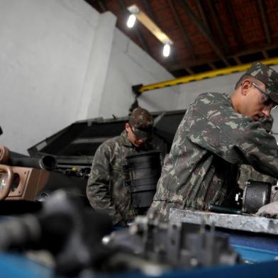  CAXIAS DO SUL, RS, BRASIL, 13/08/2019Iniciativa que torna o serviço militar profissionalizante. (Lucas Amorelli/Agência RBS)