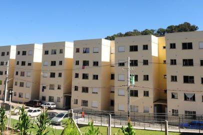  CAXIAS DO SUL, RS, BRASIL. NA FOTO, CONDOMÍNIO ROTA NOVA, LOCALIZADO NO LOTEAMENTO MATTIODA. MINHA CASA MINHA VIDA. (Roni Rigon/Pioneiro).