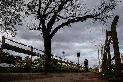  PORTO ALEGRE, RS, BRASIL - 19/08/2019Clima Tempo no Centro de Porto Alegre