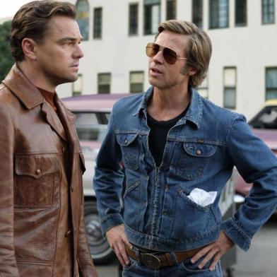 Era Uma Vez Em Hollywood, com Leonardo DiCaprio e Quentin Tarantino