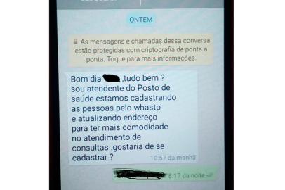 A prefeitura de Carlos Barbosa divulgou, nesta quinta-feira (22), um alerta para os moradores do município: um homem estaria se passando por atendente do Centro Municipal de Saúde para ter acesso aos dados pessoais das pessoas. 