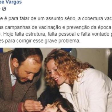 Deputado estadual Pepe Vargas (PT) posta foto de quando era prefeito de Caxias