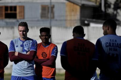  CAXIAS DO SUL, RS, BRASIL, 05/08/2019SER Caxias treina no estádio do centenário para o dia 18 pela copa Seu Verardi contra o Lajeadense