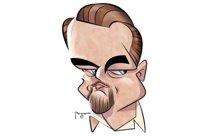 Charge do Gilmar Fraga de Leonardo DiCaprio