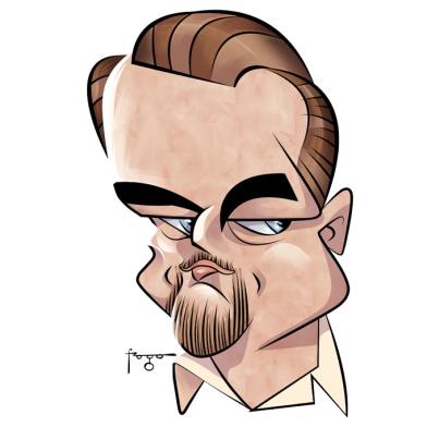 Charge do Gilmar Fraga de Leonardo DiCaprio