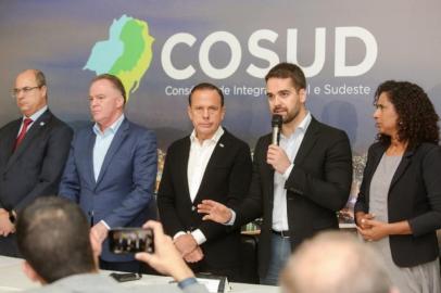 Reunião do Cosud, governadores do Sul e Sudeste, em Vitória, no Espírito Santo