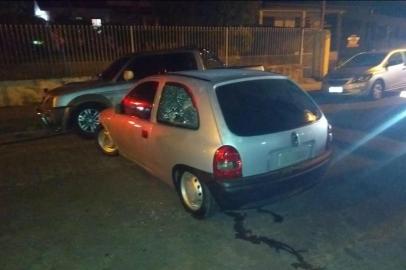 Carro que atropelou policial militar durante blitz em Santa maria