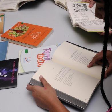  CAXIAS DO SUL, RS, BRASIL (26/08/2019)Mostra Literária da Rede Recria, que atende toda a rede atendimento a crianças e adolescentes de Caxias. Abre na terça-feira com oficinas de formação literária. (Antonio Valiente/Agência RBS)