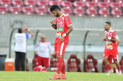 Santa Cruz e ImperatrizO jogador Matheus Lima comemora gol do Imperatriz durante a partida entre Santa Cruz PE e Imperatriz MA, válida pela Série C do Campeonato Brasileiro 2019, no Estádio Arena de Pernambuco em São Lourenço da Mata, região metropolitana do Recife (PE), nesta sexta-feira (02). Marlon Costa/Futura PressEditoria: ESPLocal: RECIFEIndexador: MARLON COSTA/FUTURA PRESS