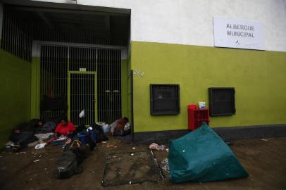  PORTO ALEGRE- RS- BRASIL-  - 2019.07.23 - A prefeitura irá fechar o Albergue Municipal da rua Comendador Azevedo. (Foto: André Ávila/ Agência RBS)