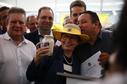  ESTEIO, RS, BRASIL - 29/08/2019 - Ministra da Agricultura Tereza Cristina na Expointer.