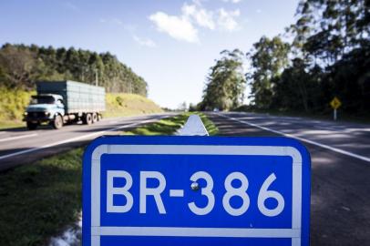 RS, BRASIL, 03-07-2017: Trecho duplicado da BR-386. (Foto: Mateus Bruxel / Agência RBS)