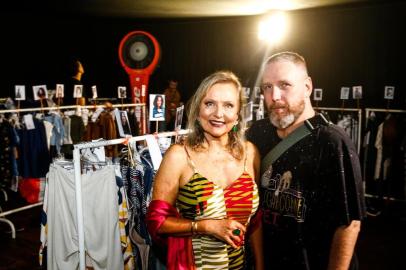  PORTO ALEGRE, RS, BRASIL - 29/08/201910 anos do Pompéia Fashion Weekend. Na foto, Carmen Ferrão e Alexandre Herchcovitch