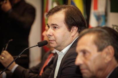 Data: 30/08/2019COLETIVA - Presidente da Câmara dos Deputados - Rodrigo Maia.Assembleia Legislativa de Santa Catarina. Crédito: Bruno Collaço / Agência AL