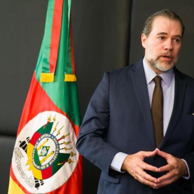  PORTO ALEGRE, RS, BRASIL - 09/03/2019 - Dias Toffoli,  ministro e presidente do Supremo Tribunal Federal, visita o Palácio da Justiça. (FOTO ANDRÉA GRAIZ/AGÊNCIA RBS)Indexador: Andrea Graiz