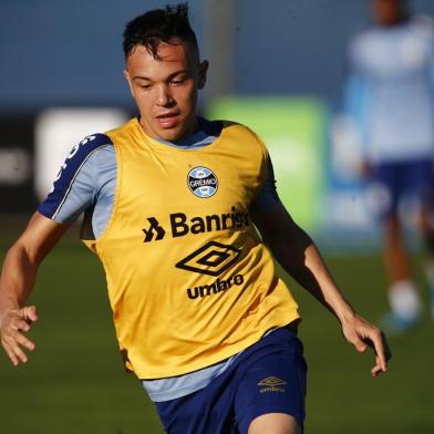  PORTO ALEGRE, RS, BRASIL, 02/09/2019- Treino do Grêmio, que ocorreu nesta tarde na arena. (FOTOGRAFO: FÉLIX ZUCCO / AGENCIA RBS)