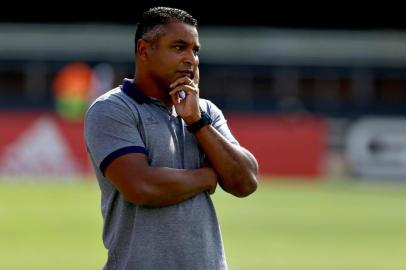 SÃO PAULO (SP), 19/5/2019: o técnico do Bahia, Roger Machado, durante jogo contra o São Paulo no Morumbi, válido pelo Brasileirão.