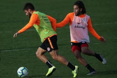  PORTO ALEGRE, RS, BRASIL, 05/09/2019- Treino do Inter que ocorreu nesta tarde no estádio Beira- Rio. (FOTOGRAFO: MATEUS BRUXEL / AGENCIA RBS)