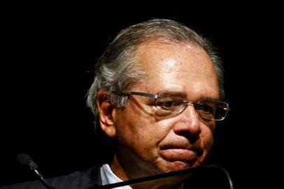 NOVO HAMBURGO, RS, BRASIL, 01/08/2019: Palestra do ministro da Economia, Paulo Guedes, no Teatro Feevale, em Novo Hamburgo. (Foto: Mateus Bruxel / Agência RBS)