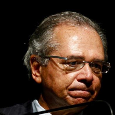 NOVO HAMBURGO, RS, BRASIL, 01/08/2019: Palestra do ministro da Economia, Paulo Guedes, no Teatro Feevale, em Novo Hamburgo. (Foto: Mateus Bruxel / Agência RBS)