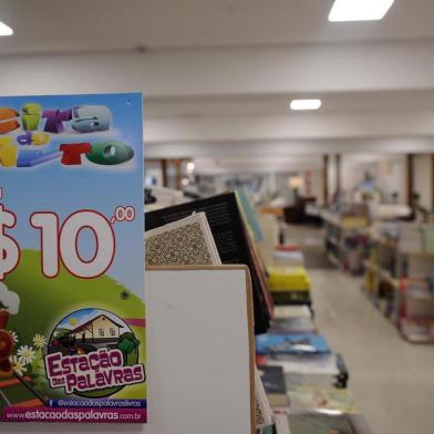  CAXIAS DO SUL, RS, BRASIL (06/09/2019)Espaço itinerante de livros no Pratavieira Shopping. Foto para Caixa-Forte sobre estratégias de vendas. (Antonio Valiente/Agência RBS)