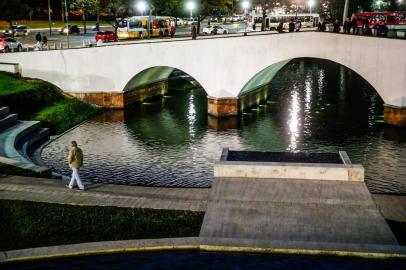  PORTO ALEGRE, RS, BRASIL,22/08/2019- A prefeitura de Porto Alegre entrega à população as obras de reurbanização do Largo dos Açorianos, nesta quinta-feira, às 17h.(Foto: Marco Favero / Agencia RBS)