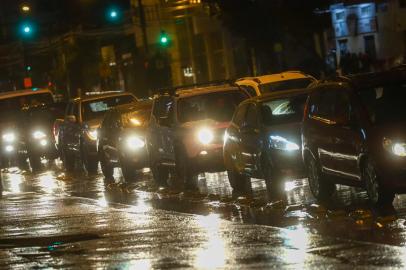 Chuva em Porto Alegre no final da tarde de sexta