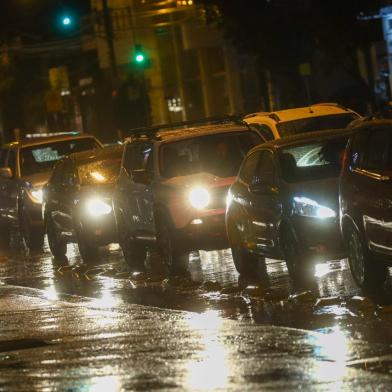 Chuva em Porto Alegre no final da tarde de sexta