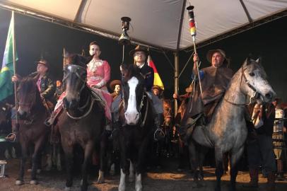 PORTO ALEGRE (RS): Chegada da Chama Crioula, na noite de 7 de setembro, marca o início do Acampamento Farroupilha 2019, na Capital.