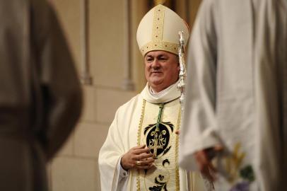  CAXIAS DO SUL, RS, BRASIL (08/09/2019)Posse do novo bispo da Diocese de Caxias do Sul, José Gislon na catedral de Caxias do Sul. (Antonio Valiente/Agência RBS)