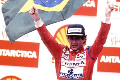  Ayrton Senna venceu o GP do BR em 1991 em Interlagos.