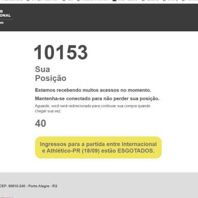 Esgotam ingressos para final da Copa do Brasil contra o Athletico-PR