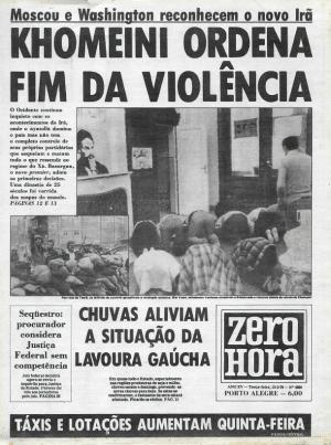 Reprodução Zero Hora 1979 / Agência RBS