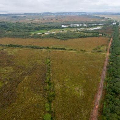  Eldorado do Sul, RS, BRASIL, 30/05/2017 : Área da Fepagro que receberá penitenciária federal . A área escolhida tem mais de 150 hectares, sendo que a exigência mínima do governo federal para a construção da unidade de segurança máxima é de cerca de 25 hectares. A capacidade é de 208 vagas. No momento, o governo federal delimita a área da Fepagro onde será construído a prisão.  (Omar Freitas/Agência RBS)