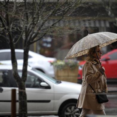  GRAMADO, RS, BRASIL, 18/09/2019Chuva e frio em gramado até o começo da tarde. (Lucas Amorelli/Agência RBS)