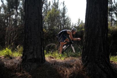 CAXIAS DO SUL, RS, BRASIL, 16/09/2019PM do Triatlon: Rafael Vargas, 34 anos. (Lucas Amorelli/Agência RBS)