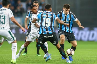 Kannemann, zagueiro do Grêmio, contra o Palmeiras