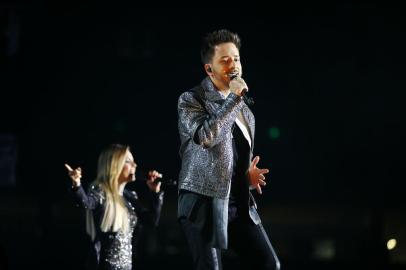  PORTO ALEGRE, RS, BRASIL, 21-09-2019: Dupla Sandy e Júnior fazem show da turnê Nossa História, na Arena do Grêmio em Porto Alegre (FOTO FÉLIX ZUCCO/AGÊNCIA RBS, Editoria Segundo Caderno).